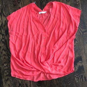 Coral Oversized Blouse